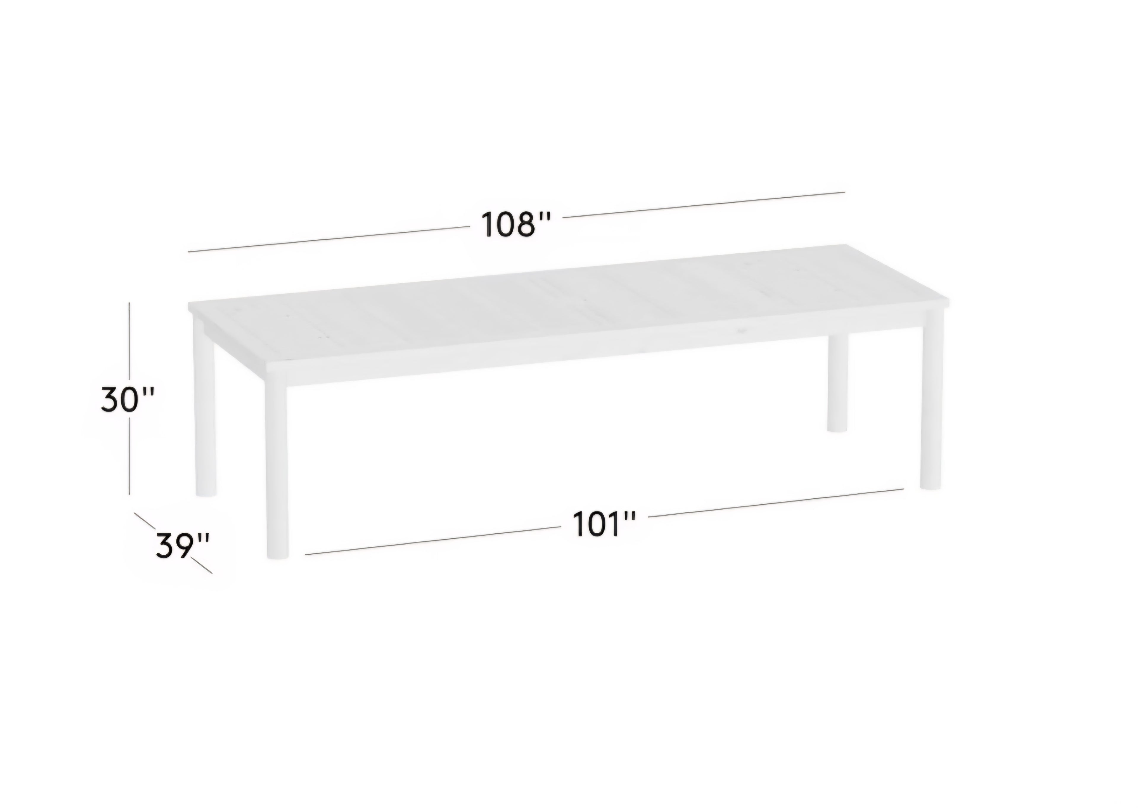 THE ONE × Pinet — Teak Outdoor Dining Table