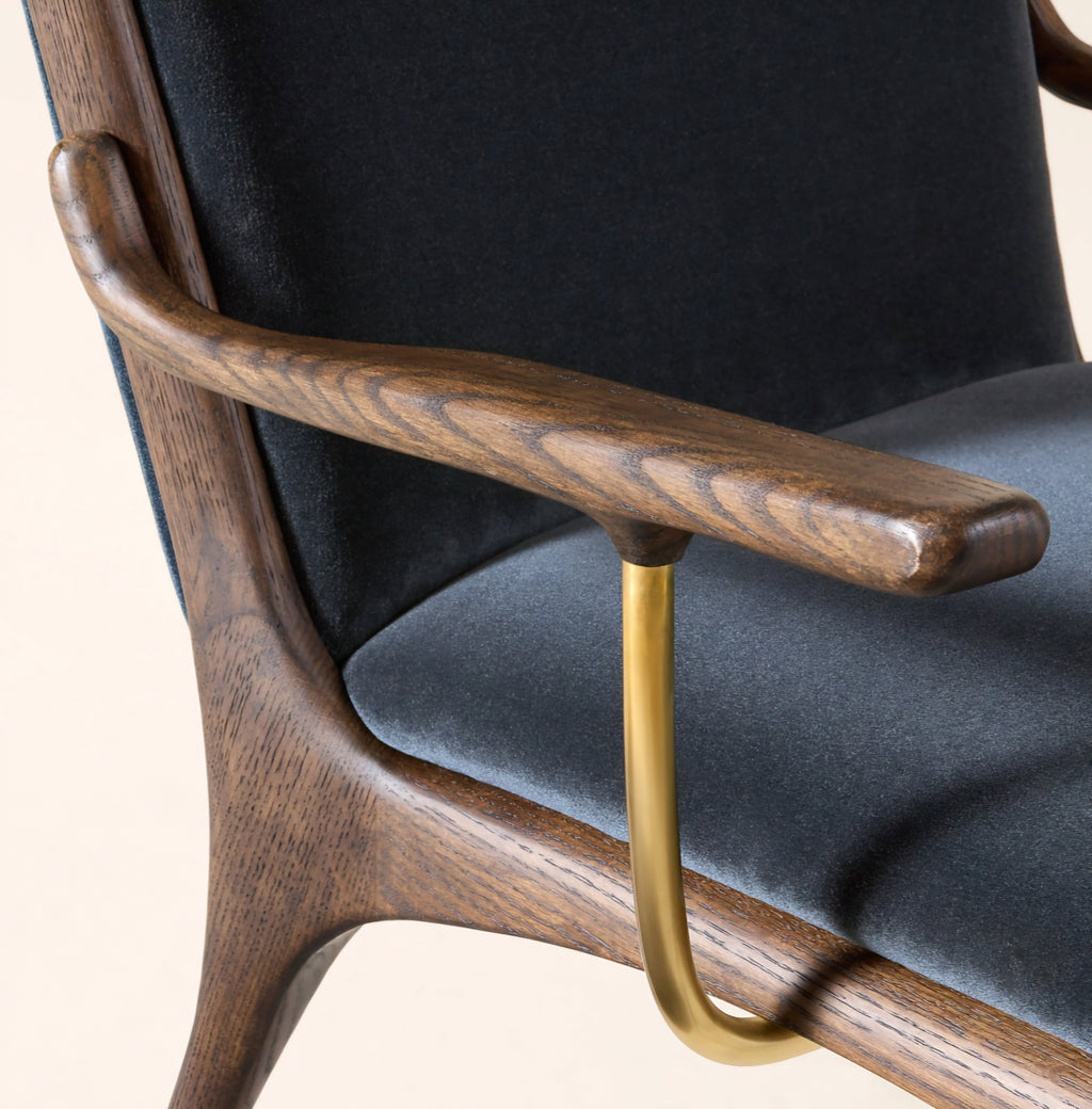 THE ONE × Colby — Faux Mohair Accent Chair