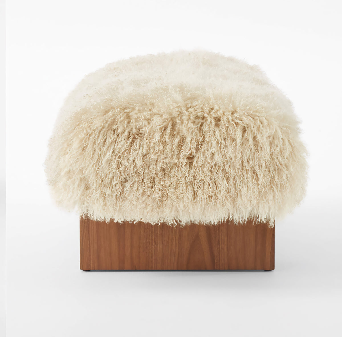 THE ONE × Socca — Sheepskin Upholstered Bench