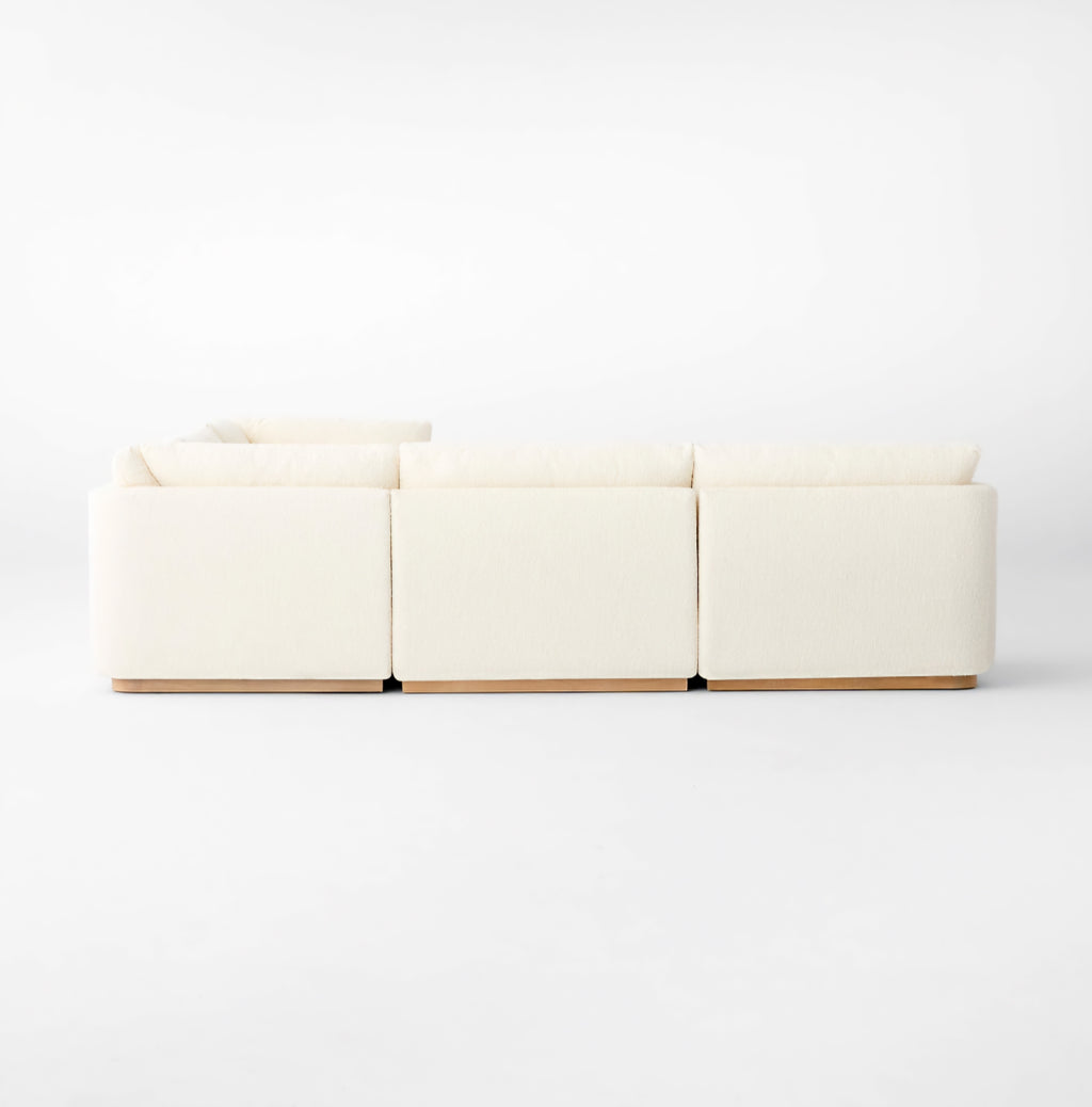 THE ONE × Stormo — Ivory Boucle Sectional Sofa
