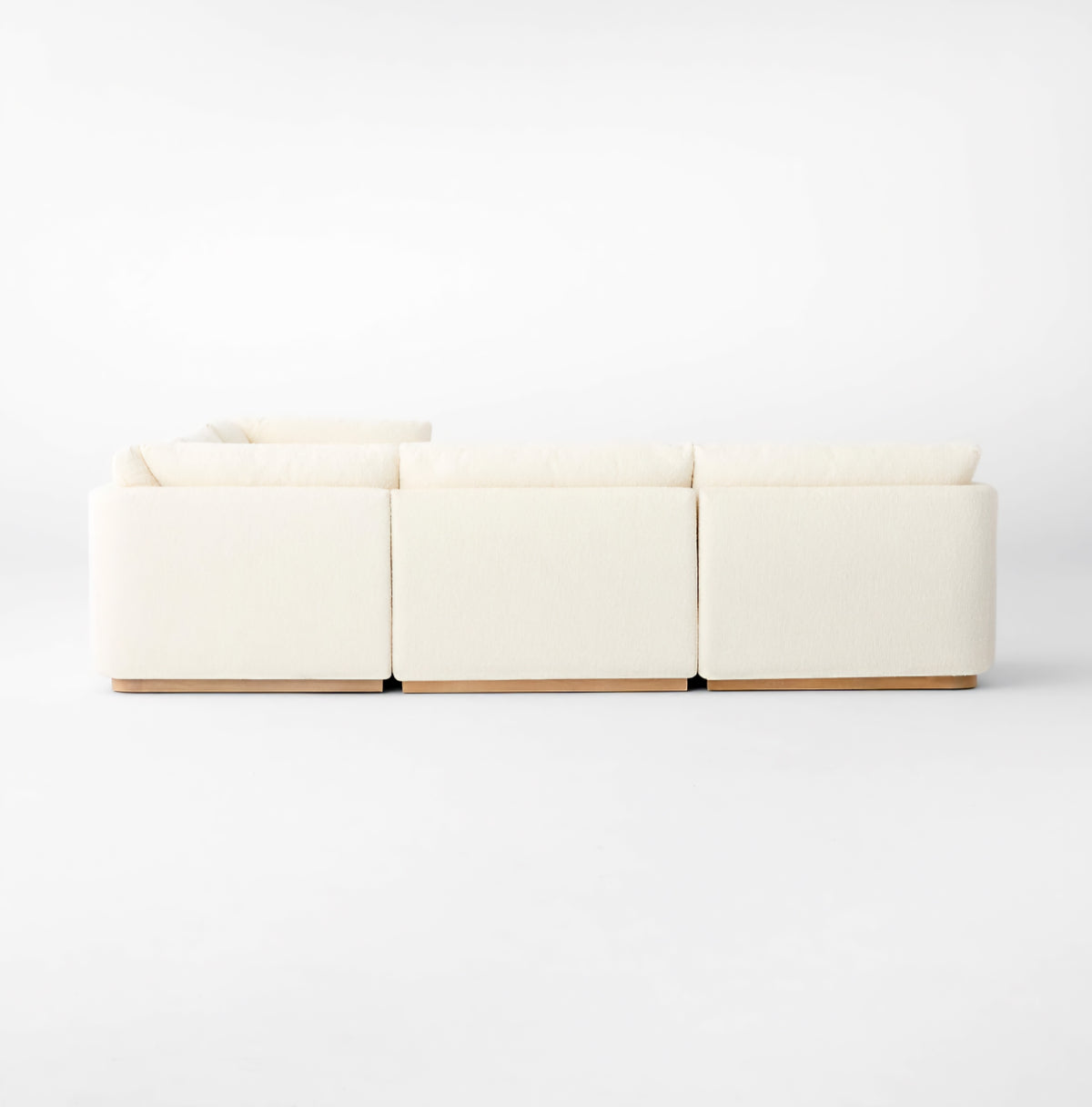 THE ONE × Stormo — Ivory Boucle Sectional Sofa