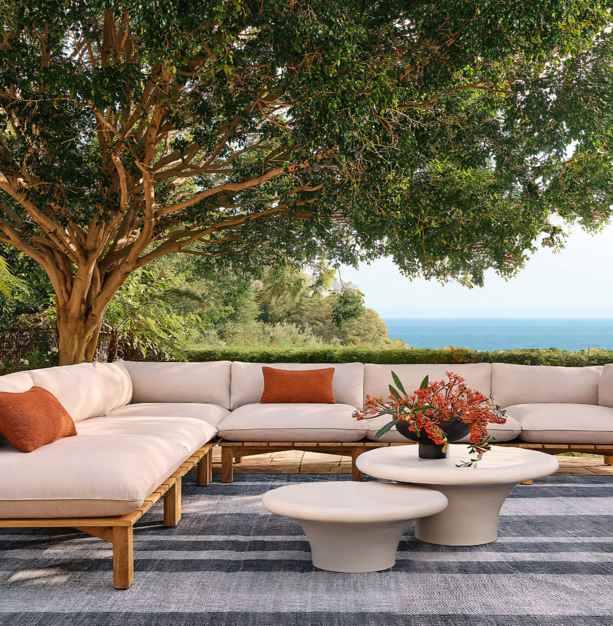 THE ONE × Pompeo — Cast Resin Coffee Table