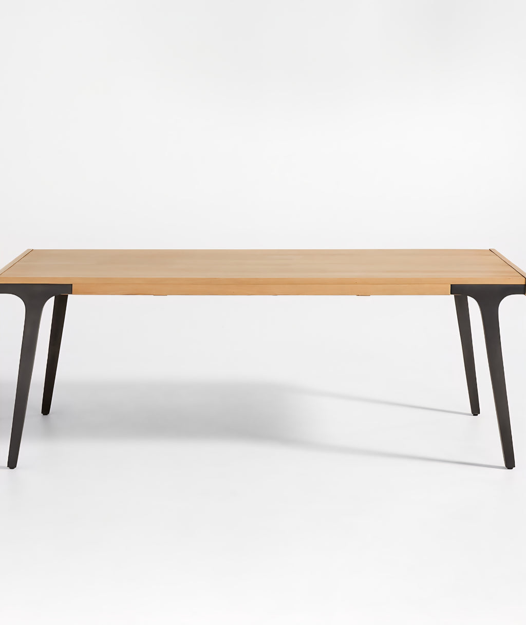 THE ONE × Lakin — White Oak Wood Extendable Dining Table