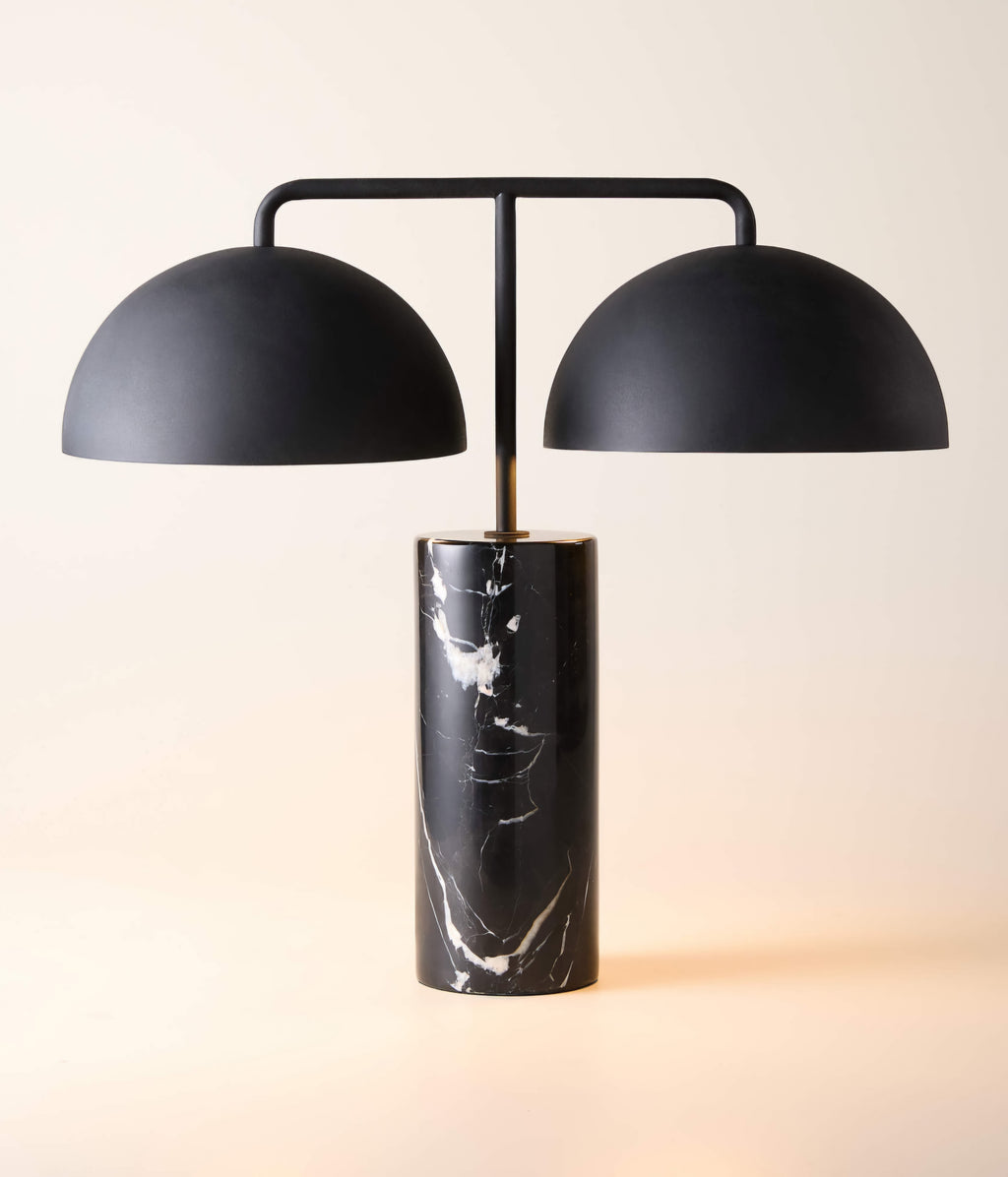 THE ONE × Domes — Black Marble Table Lamp