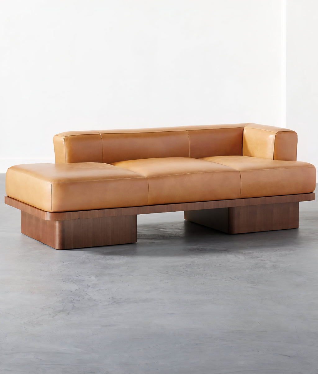 THE ONE × Serafin — Brown Leather Daybed