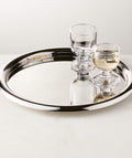THE ONE × Piero — Round Polished Stainless Steel Serving Tray